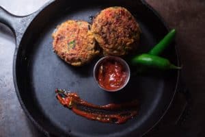 The OMG It’s FRIED Mujadarra Gochujang Sliders.