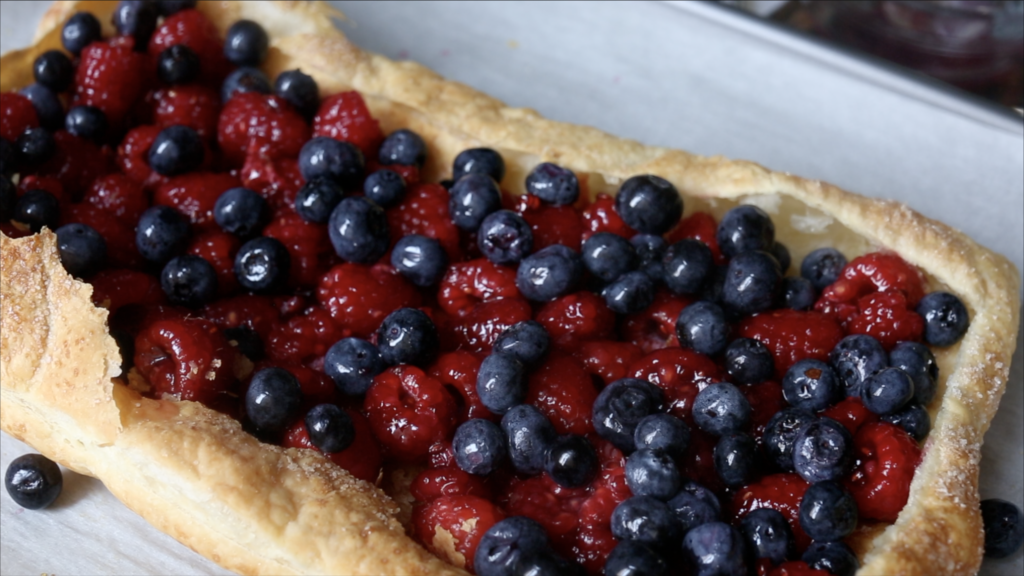 final shot of berry galette