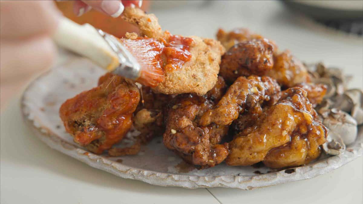AMAZING Vegan Fried Chicken Recipe (2 Korean Sauces) - The Korean Vegan