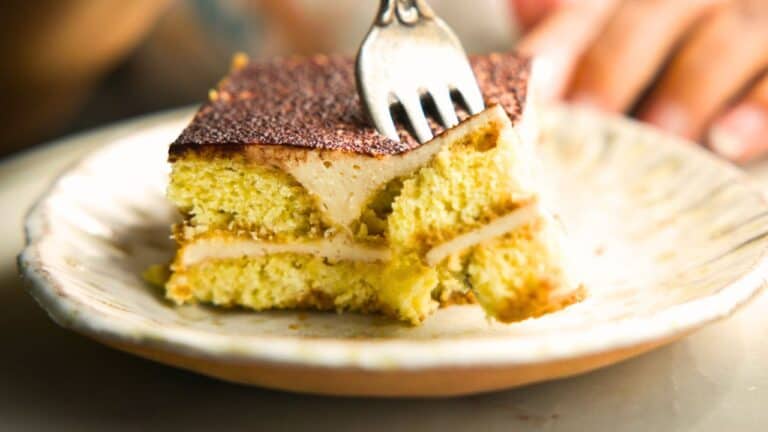 A Slice of Vegan Tiramisu