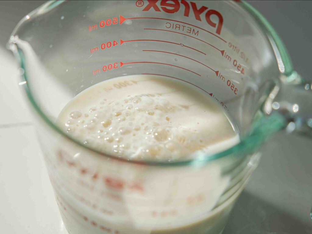curdling soy milk