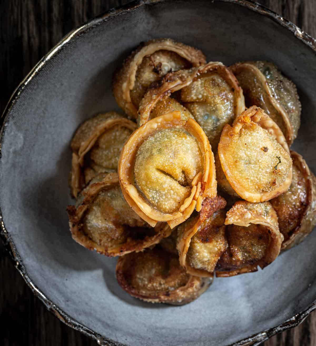 homemade vegan dumplings recipe hero shot