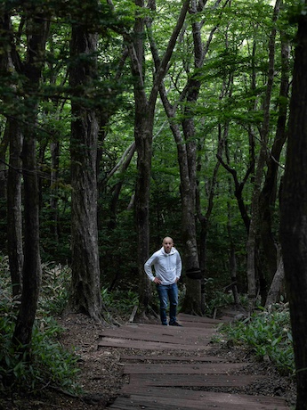 Anthony on The Hallasan Mountain Trail