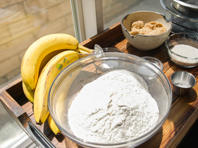 ingredients-for-vegan-banana-bread