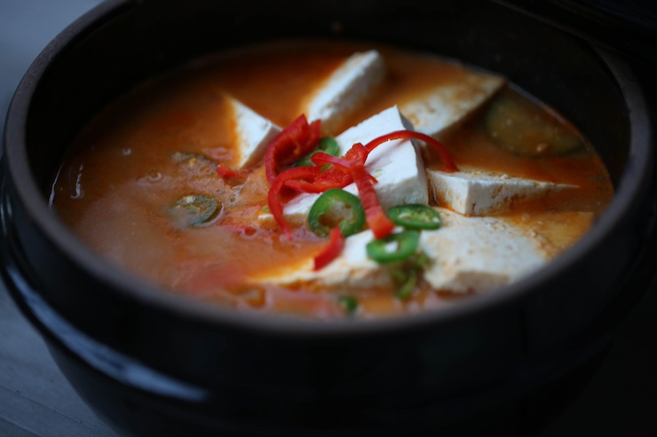 Simple Doenjang Chigae (Soybean Stew)