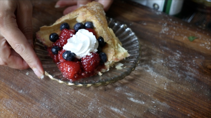 A Slice of Vegan Berry Galette