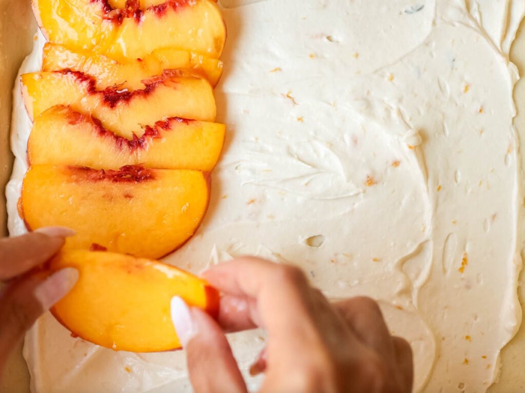 arranging-peaches-onto-peach-galette