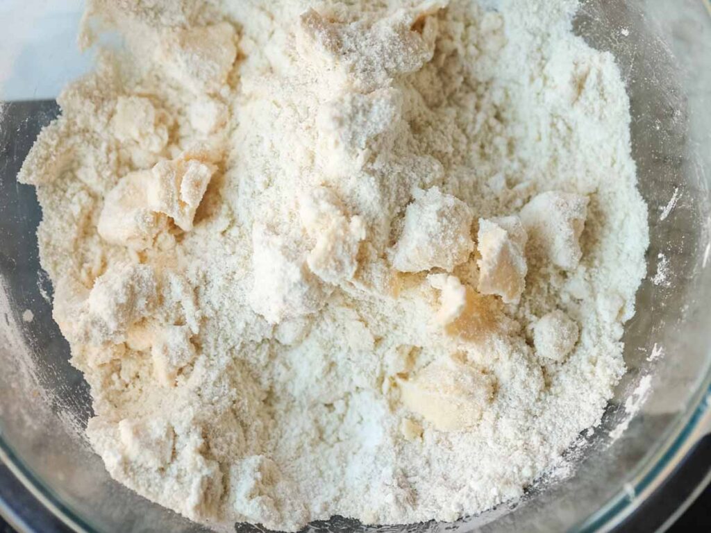 butter-halfway-incorporated-into-flour-blend