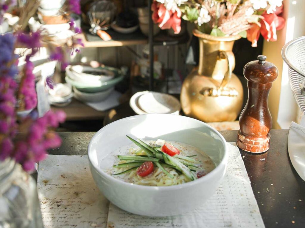 kong-guksu-on-table