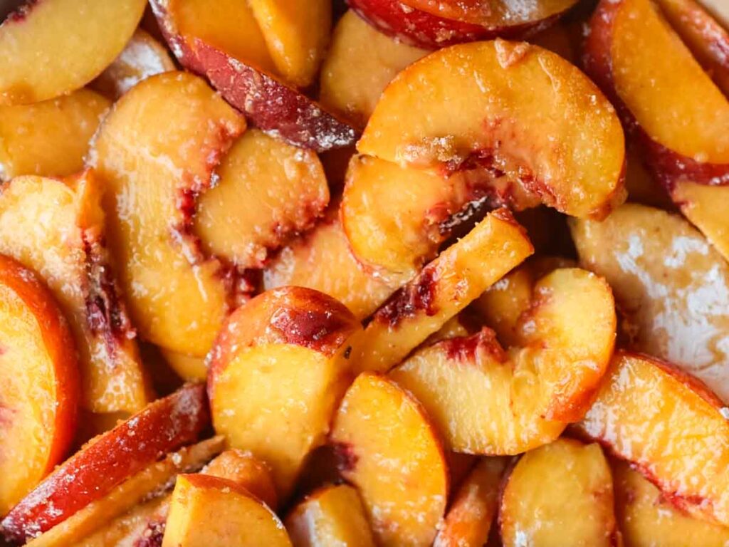 peach-slices-mixed-with-brown-sugar-and-corn-starch