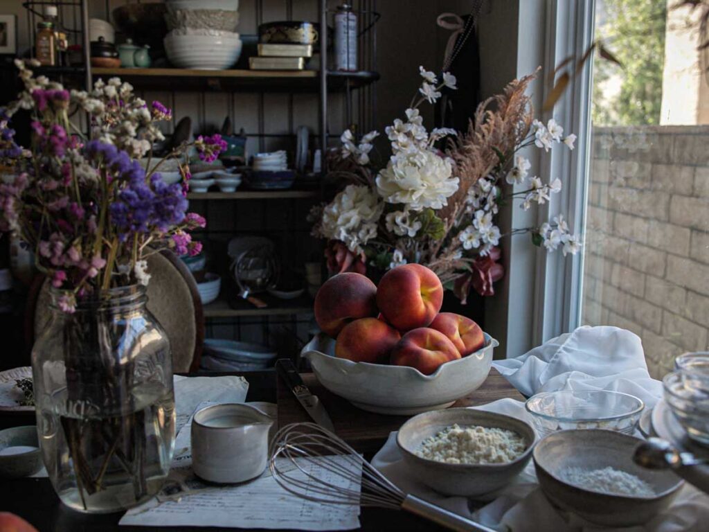 portrait-of-kitchen-with-peaches