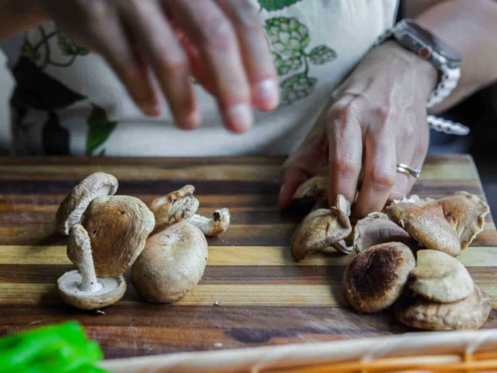 shiitake mushrooms