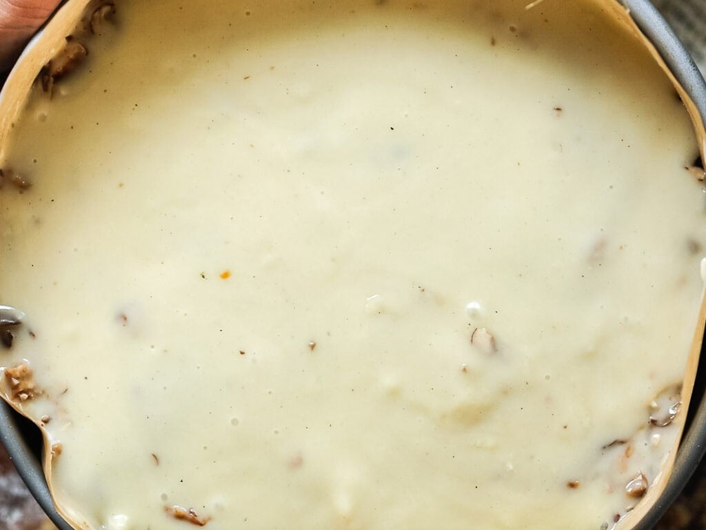 creamy béchamel topping to rigatoni pie.